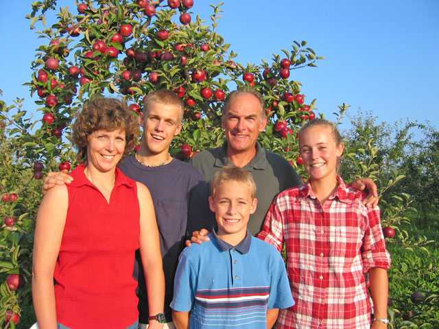 The Crist family includes (clockwise from left) Joy Crist, son Joel, Jeff Crist, daughter Jennifer, and youngest son Jedidah.