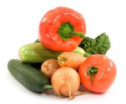 Generic vegetable variety shot