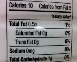 Food label