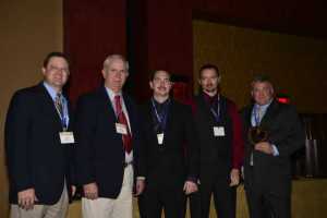 From left to right: Redge Bodily, DuPont Area Sales Manager for the Pacific Northwest, Carl Hoverson, Casey Hoverson, Mike Hoverson, NPC 2013 President Randy Mullen. Photo credit: NPC