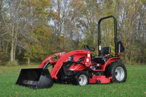 The eMax series sub-compact tractors are available in three configurations. Photo credit: Mahindra USA