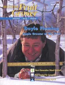 Western Fruit Grower AGTY cover 1996 Doyle Flemming