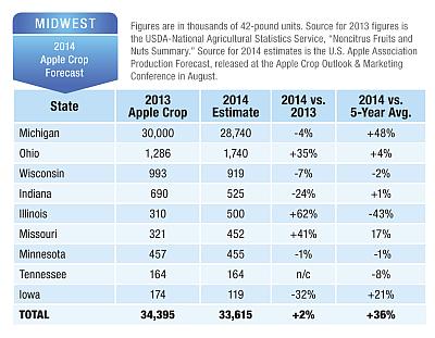 Apple Crop Outlook Midwest