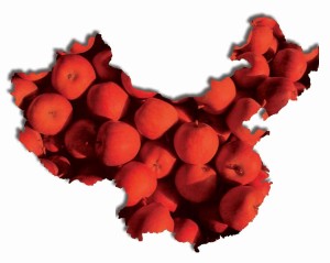 China red apples