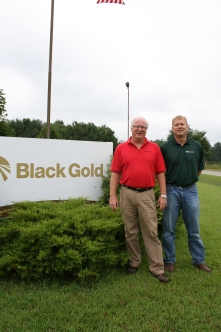 Eric Halverson (right) of potato grower Black Gold Farms assumes the role of CEO from his father, Gregg (left) who will remain on the farm's board of directors.  Photo credit: Rosemary Gordon