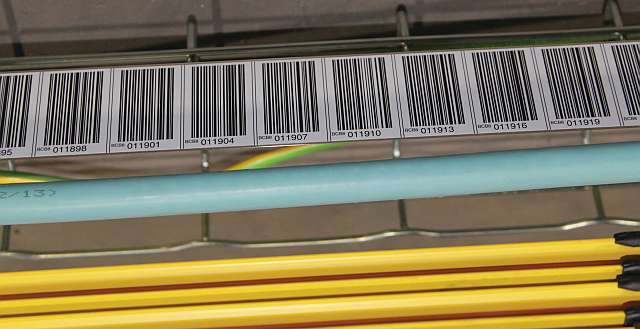 The robotic cranes at Matson’s new cold storage facility can “read” bar codes, enabling them to gather information about individual orders. (Photo credit: David Eddy)