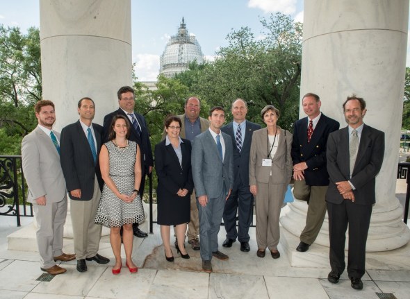Board members of the United States Association of Cider Makers recently visited Washington, D.C., to make a push for support of the CIDER Act. (Photo credit: USACM)