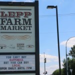 Lepp Farm Market sign
