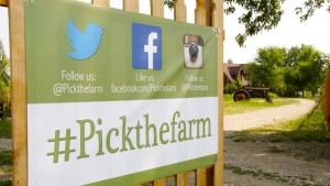 Pick at Garden Patch Farms sign