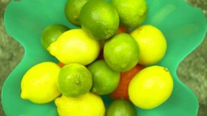 A bowl of lemons and limes