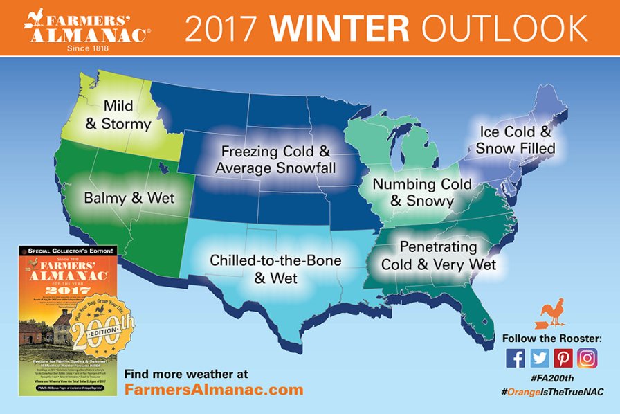 Farmers Almanac 2017 Winter