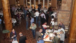 At the Connect, growers and suppliers had additional opportunities to network, including this dinner at the Empire Canyon Lodge in Park City, UT. Photo credit: Rosemary Gordon