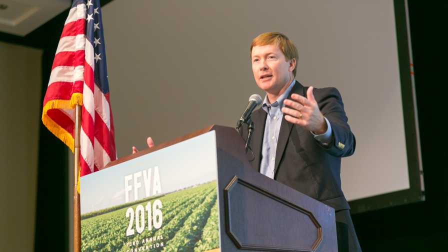 Adam Putnam speaking at the 2016 FFVA Annual Conference