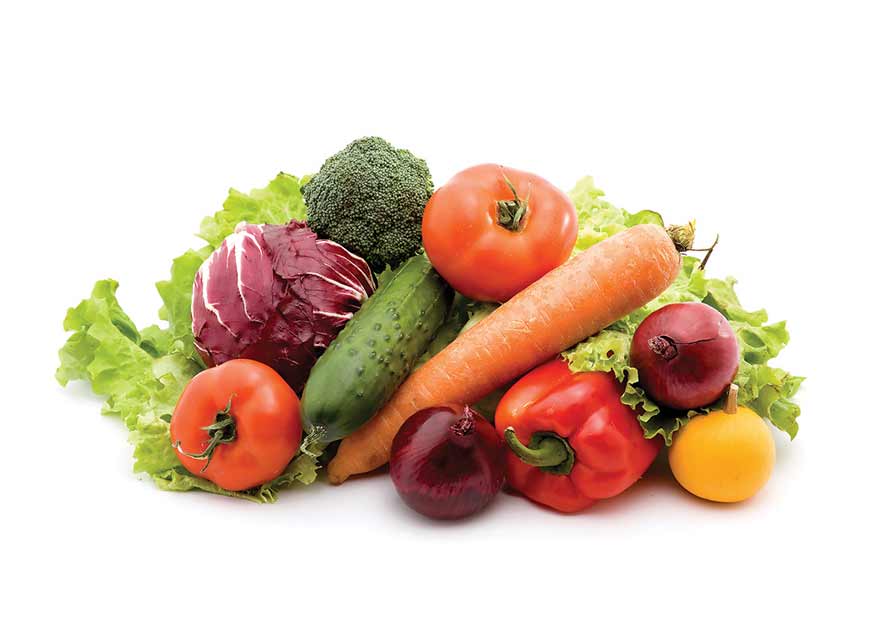 Assorted vegetables