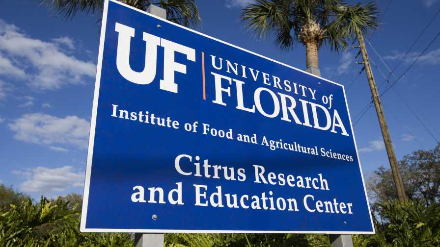 UF/IFAS Citrus Research and Education Center sign