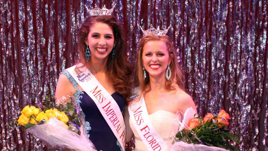 Miss Florida Citrus and Imperial Polk County 2017 winners Paige Todd and Rachel Smith