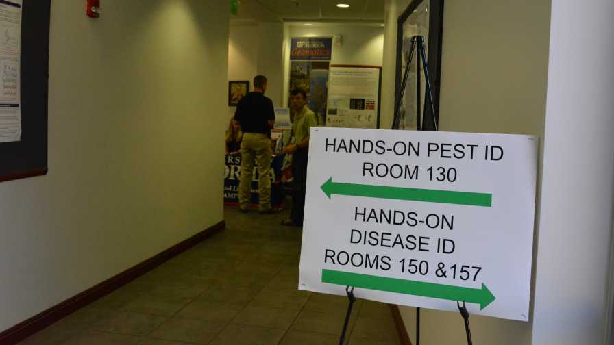 2016 Florida Ag Expo pest id workshop signage