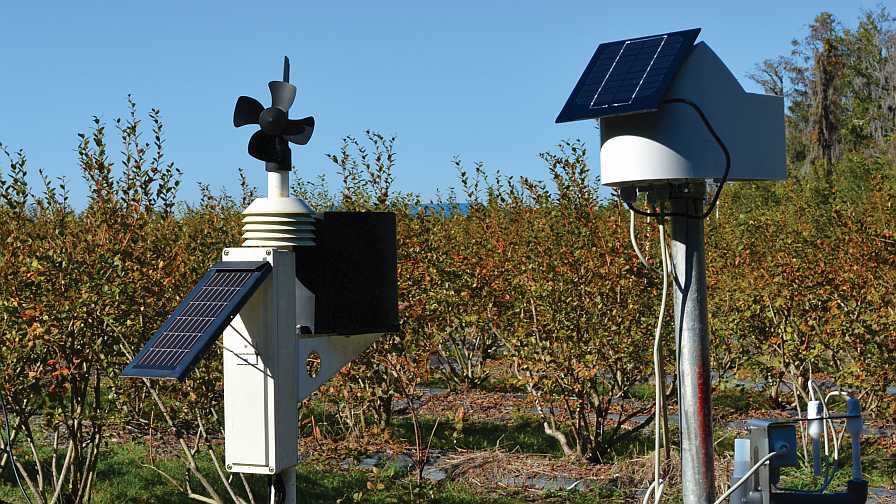 weather stations at Florida Blue Farms