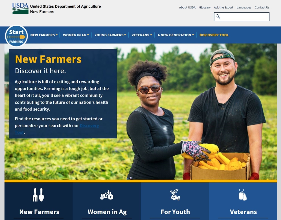 USDA-New-Farmers-Portal-SLIDESHOW