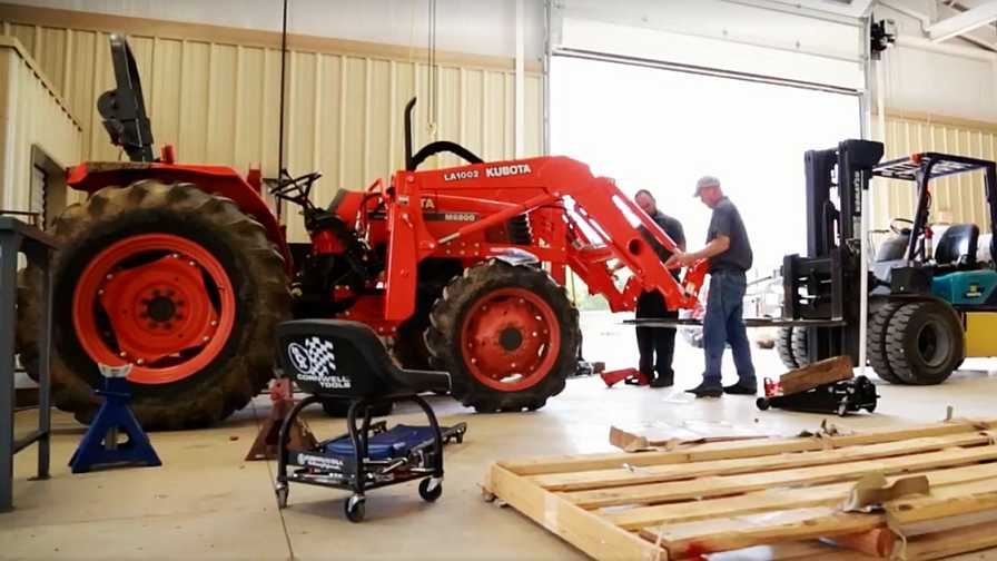 Farm tractor maintenance