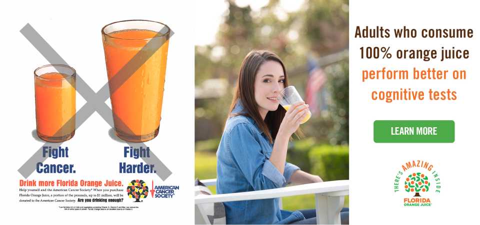 Florida orange juice promo comparison