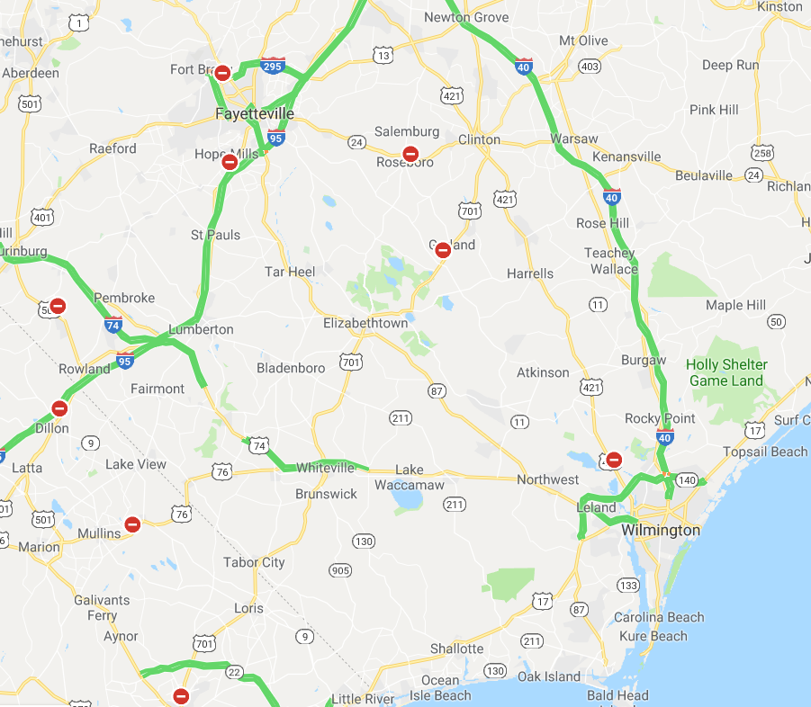 NC-Road-closures-as-of-10-3-2018