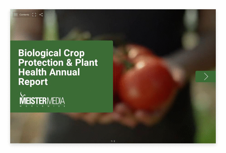 Biological Crop Protection & Plant Health Annual Report