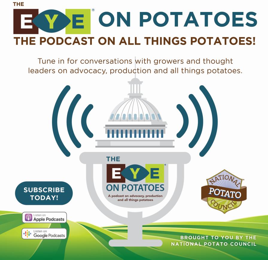 Eye on Potatoes Podcast graphic
