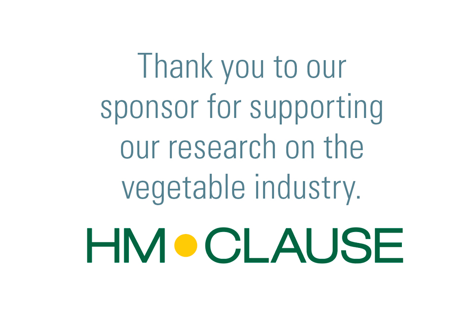 Thank you to the 2022 State of the Vegetable Industry survey sponsor HM.Clause