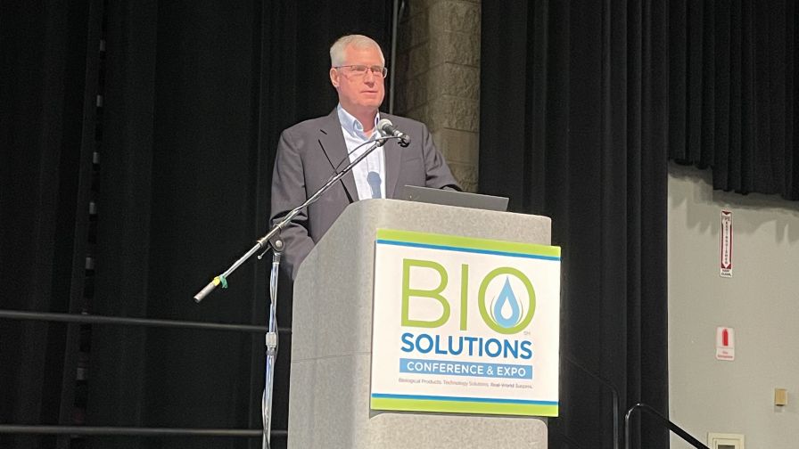 Paul Brierley speaking at 2024 BioSolutions Conference