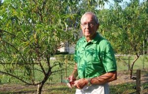 Edward Duda in farm field