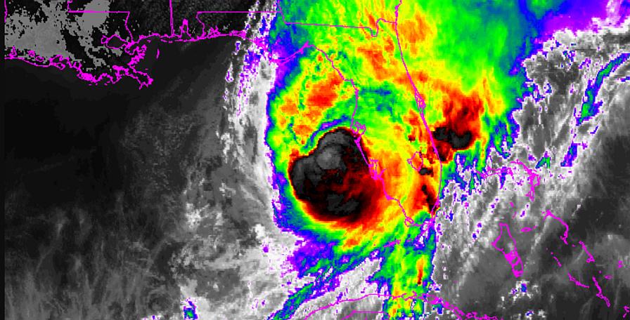 Hurricane Milton afternoon approach radar on 100924