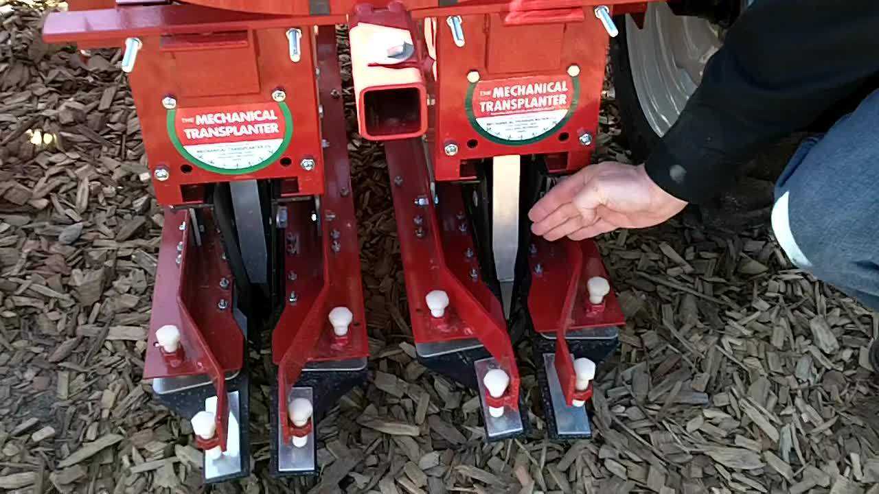 Get An UpClose Look At Mechanical Transplanter's Model 5000T Twin Row